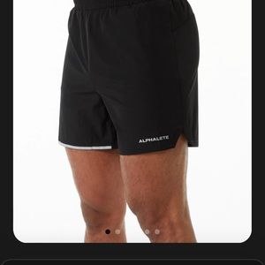 Alphalete Athletic short never worn. Size medium black